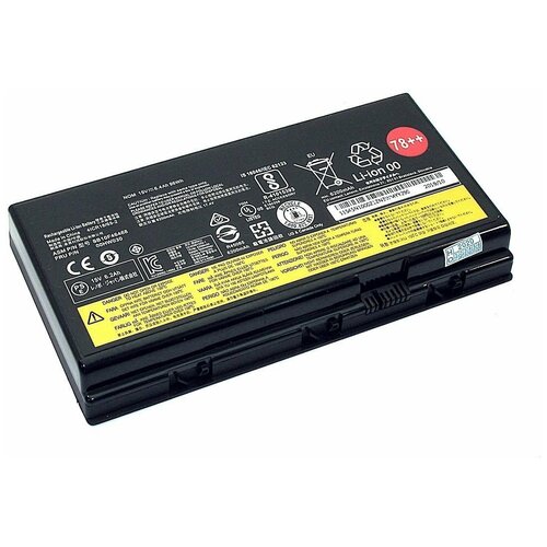 Аккумуляторная батарея для ноутбука Lenovo ThinkPad P70 (01AV451) 15V 6400mAh аккумулятор 01av451 для ноутбука lenovo thinkpad p70 15v 6400mah черный