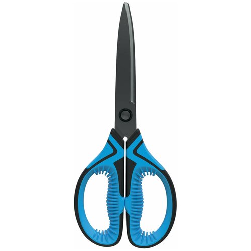 Ножницы для рукоделия 190мм синие BRAUBERG ULTRA COLOR, противоскользящие ручки, 880240