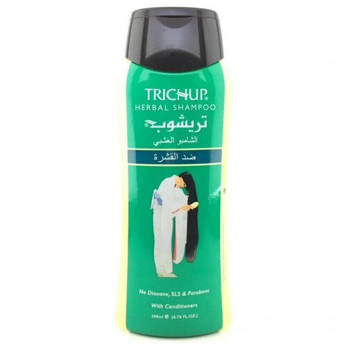 Шампунь Trichup против перхоти 200мл (Индия) trichup herbal shampoo шампунь тричап против выпадения волос 400 мл