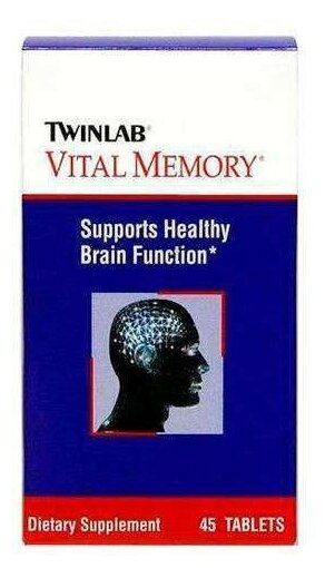 Twinlab Vital Memory 45 таблеток