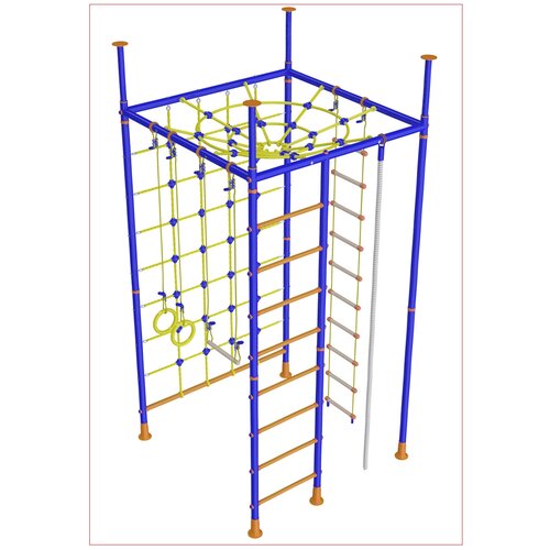 Модель "5-ти опорный с паутиной" цвет Сине-Желтый.