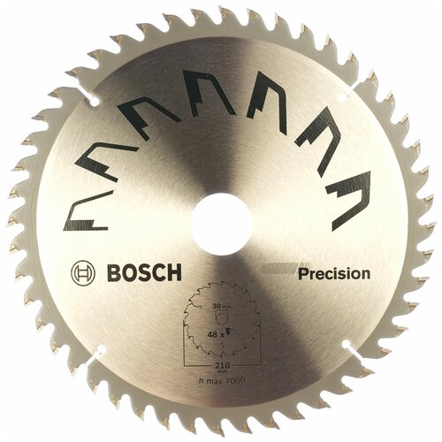 Циркулярный диск (210x30 мм; 48 зубьев) PRECISION Bosch 2609256873