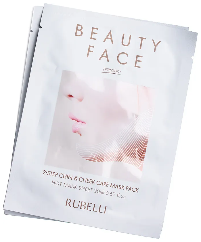 Маска сменная для подтяжки контура лица Rubelli Beauty Face Premium Refil, 20 мл - 2 шт