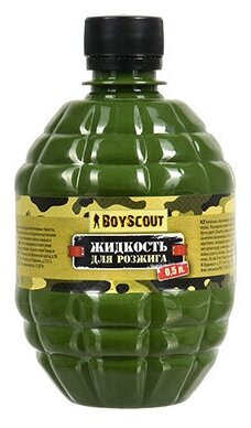 BOYSCOUT Жидкость для розжига 0.5 л Парафиновая / 24 61036 - фотография № 1