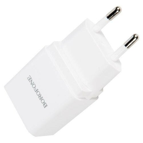 Зарядное устройство Borofone BA19A (5V/1A), белый borofone ba19a nimble 1xusb white 6931474700667