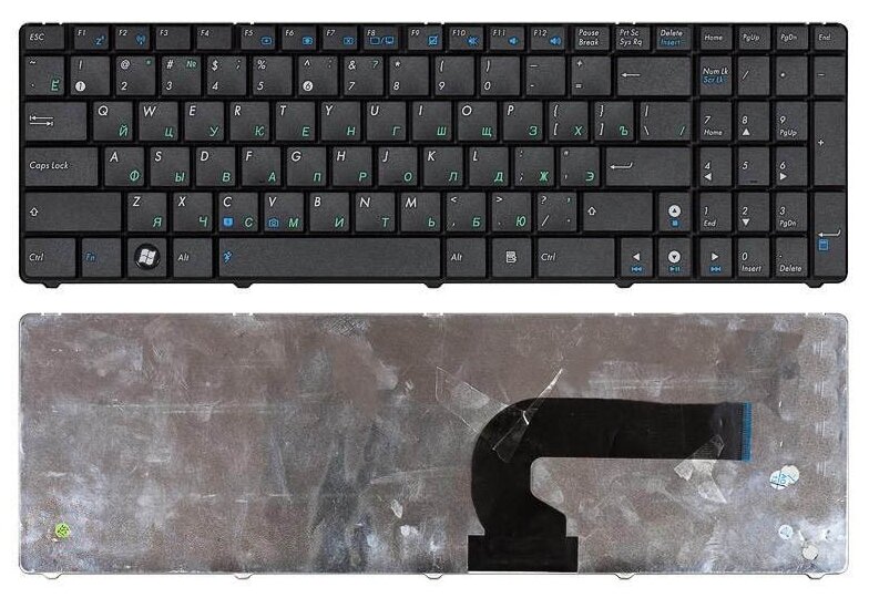 Клавиатура для ноутбука Asus N50 N51 N61 F90 N90 UL50 K52 A53 K53 U50 черная 770₽
