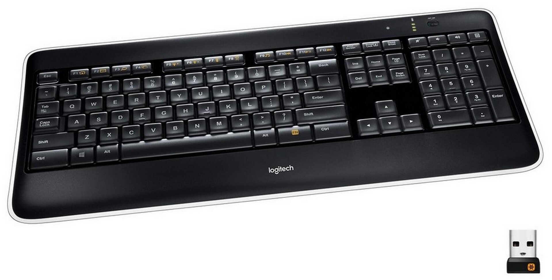 Беспроводная клавиатура с подсветкой Logitech Wireless Illuminated Keyboard K800