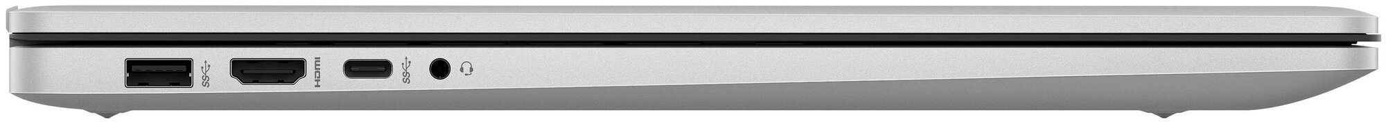 173 Ноутбук HP 17-cp0135ur 1920x1080 AMD Ryzen 5 21 ГГц RAM 16 ГБ SSD 512 ГБ Windows 11 Home 601J9EA естественный серебряный