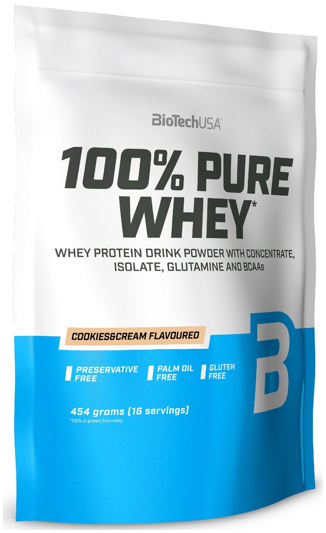 BioTechUSA 100% Pure Whey 454 ., -