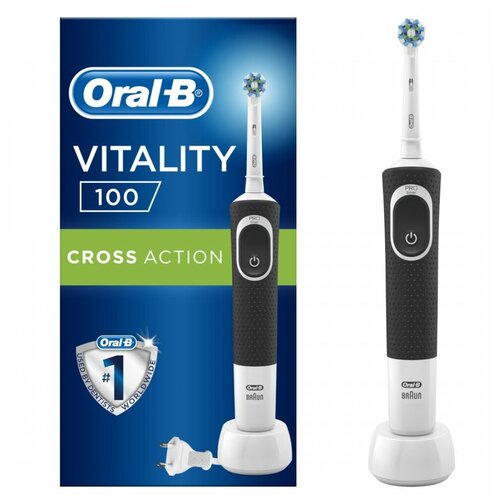Электрическая зубная щетка Oral-B Vitality 100 CrossAction black 197000₽