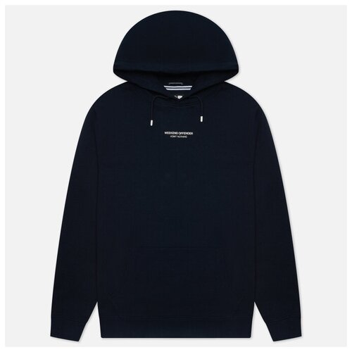 фото Мужская толстовка weekend offender seven mile hoodie синий , размер xxl