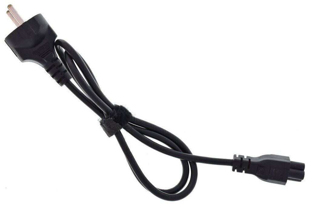 Сетевой шнур, кабель блока питания: IEC C5 - CEE 7/7 (3pin) для компьютеров, ноутбуков, мониторов1m