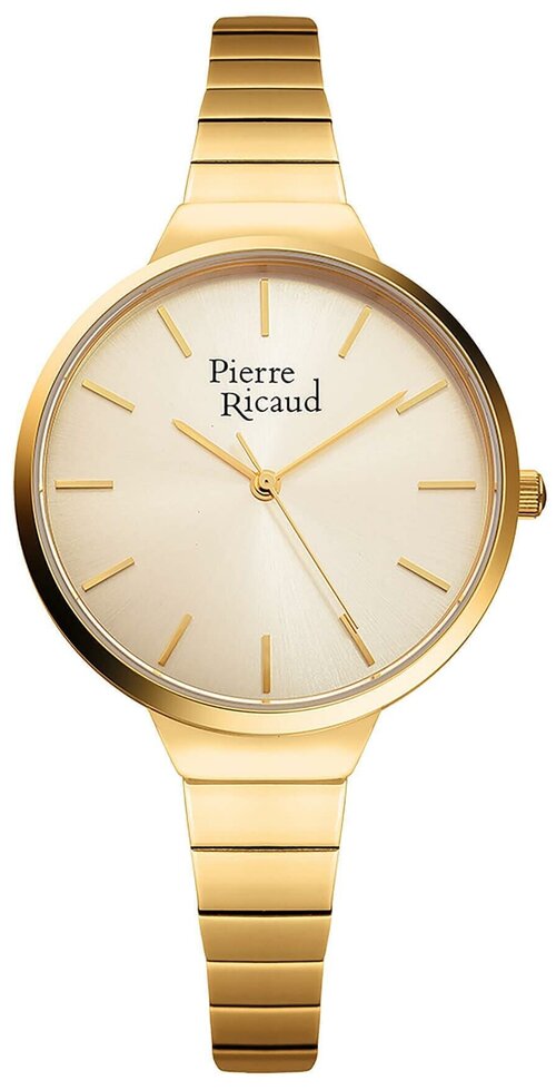 Наручные часы Pierre Ricaud Наручные часы женские Pierre Ricaud P21094.111SQ, золотой