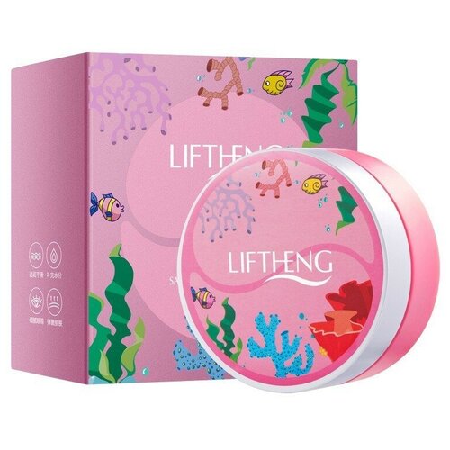 Liftheng Увлажняющие патчи для глаз от морщин, синяков, отеков, темных кругов под глазами Sakura, 60 шт.