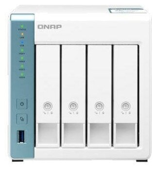 Сетевое хранилище NAS Qnap TS-431P3-4G 4-bay настольный Cortex-A15 AL-314