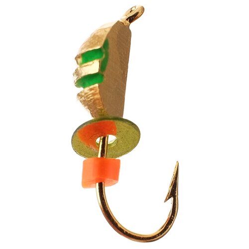 Мормышка клопик 25 с рисками гальваника 731₽