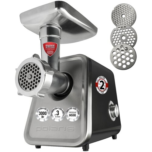 Мясорубка POLARIS PMG 3044 PROGEAR INSIDE черный 799900₽