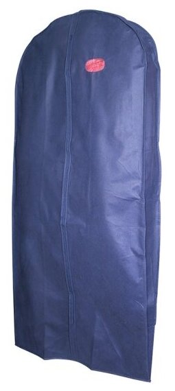 Чехол для одежды Комус меховой и верхней, синий 145х60 (5492)