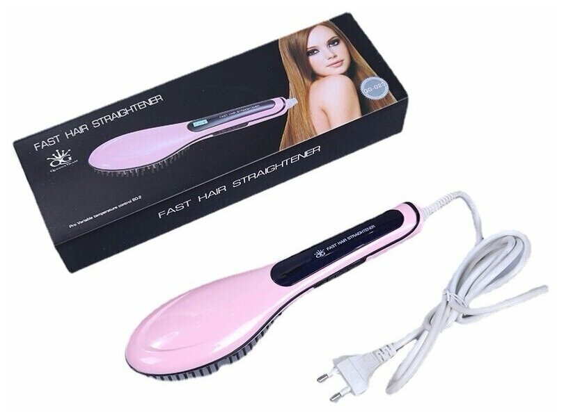 Расческа-выпрямитель Fast Hair Straightener/Расческа электрическая /Расческа-выпрямитель для волос - фотография № 12