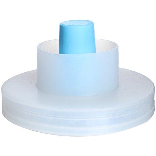 Крышка винная с гидрозатвором на банку, голубая