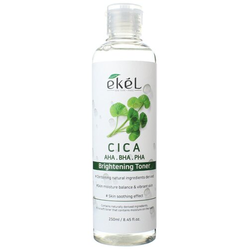 Ekel Brightening Toner Cica Тонер с кислотами и экстрактом центеллы 250 мл