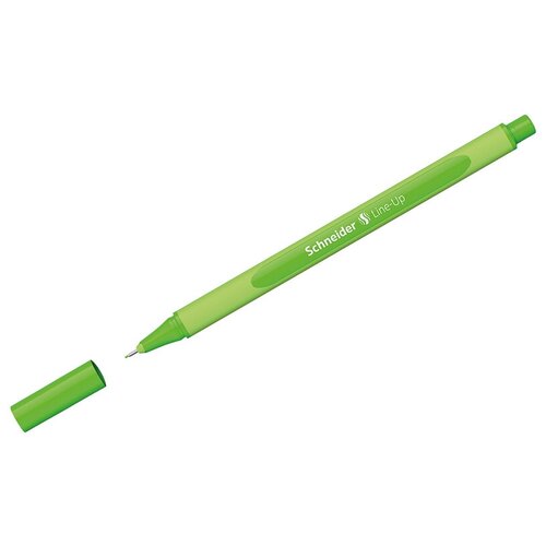 Купить Ручка капиллярная (линер) SCHNEIDER (Германия) Line-Up , неоново-зеленая, трехгранная, линия письма 0, 4 мм, 191063, 142727, зеленый