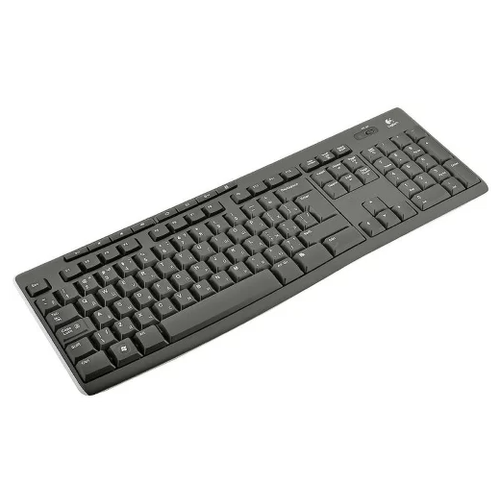 Беспроводная клавиатура Logitech K270 черный, английская, 1 шт.