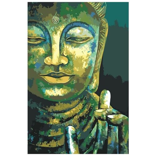 Картина по номерам Будда 3, 40x60 см, Живопись по Номерам