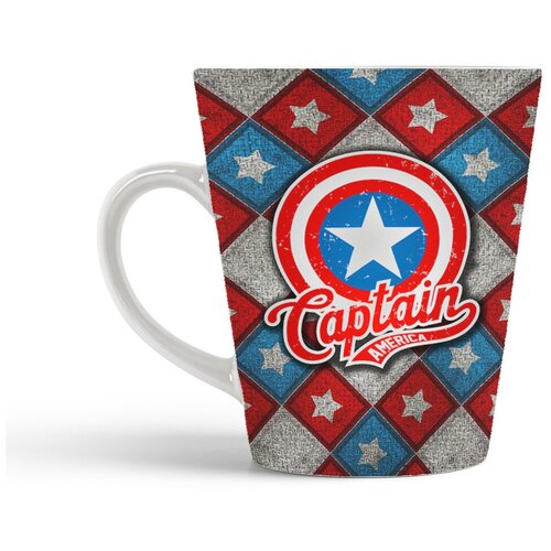 фото Кружка-латте coolpodarok капитан америка