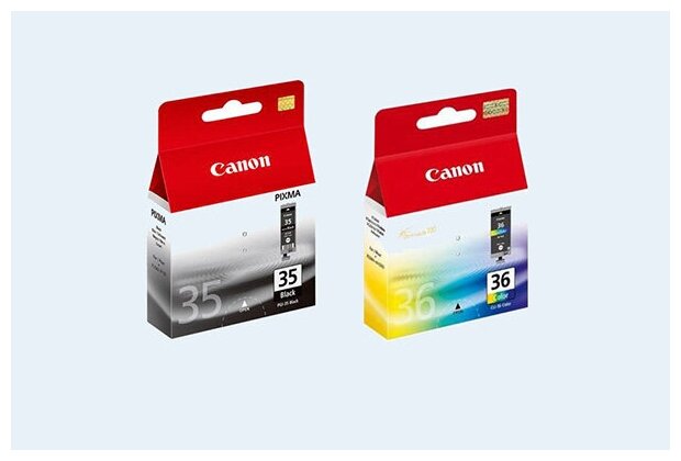 Комплект оригинальных чернильниц CANON PGI-35BK + CLI-36 для Canon PIXMA iP-100