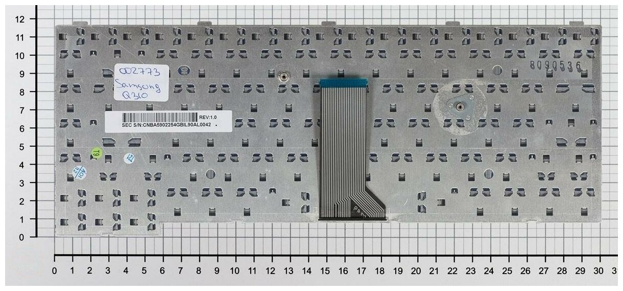 Клавиатура для ноутбука Samsung Q310 Q308 черная