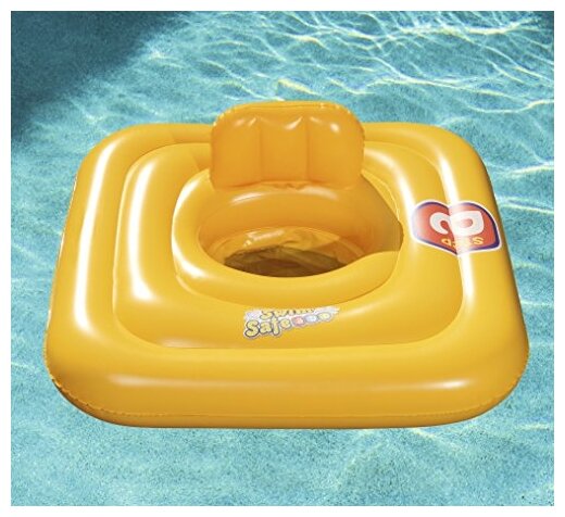 Матрас надувной для плавания Swim Safe, ступень «A», c сиденьем и спинкой, 76 х 76 см, 32050 Bestway