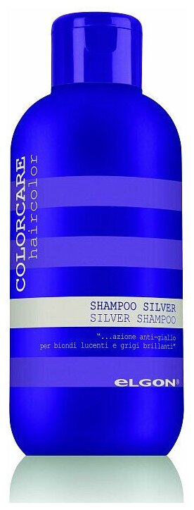 Шампунь с серебристым оттенком Elgon Color Сare Silver Shampoo, 1000 мл