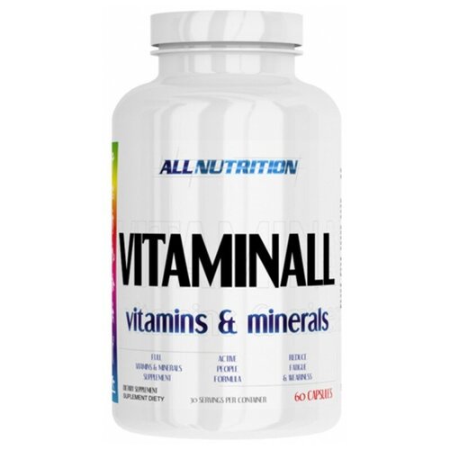 Витамины и Минералы AllNutrition, VitaminAll, 60 капсул, 60 капсул