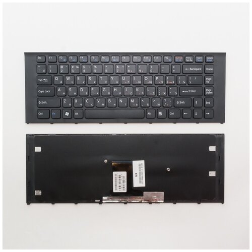 Клавиатура для ноутбука Sony Vaio VPC-EA черная с рамкой 1020₽