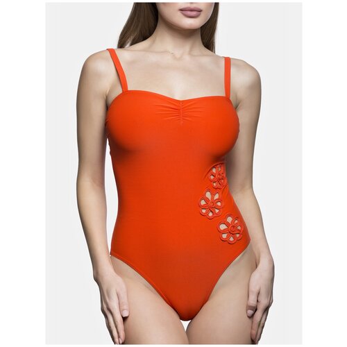 фото Купальник слитный со шнуровкой и отделкой макраме nicole olivier ru 44 / eu 38 / s