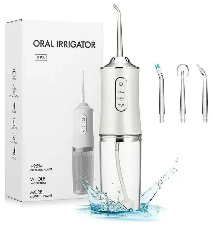 Ирригатор для полости рта портативный Oral Irrigator PPS для чистки зубов