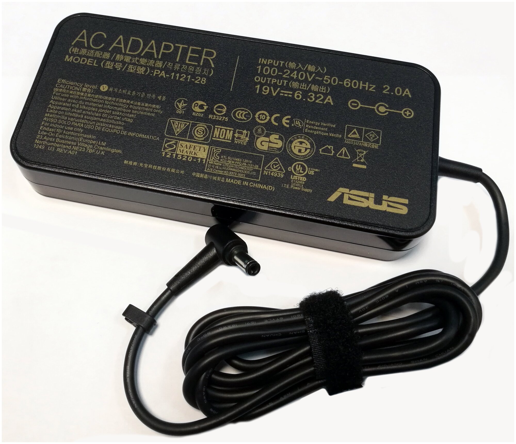 Блок питания ADP-120RH B 19V 6.3A 120W 5.5*2.5мм для Asus FX553VD N750JK N550JV N56 GL553VD GL752VW orig