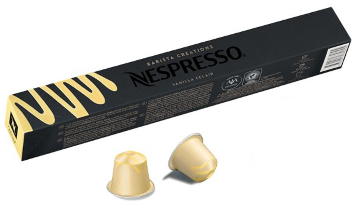 Оригинальные капсулы Nespresso Vanilla Eclair для кофемашины неспрессо Original, 10шт, 10уп.