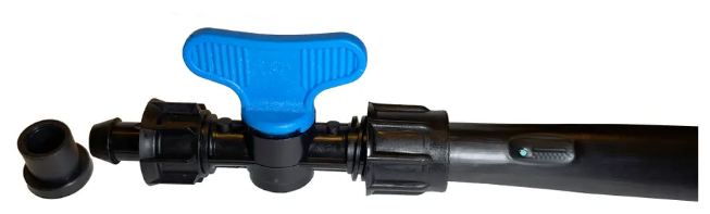 Кран стартовый с поджимом и уплотнителем для капельной ленты - 10 шт. Диаметр - 16 мм. Для организации системы капельного полива.