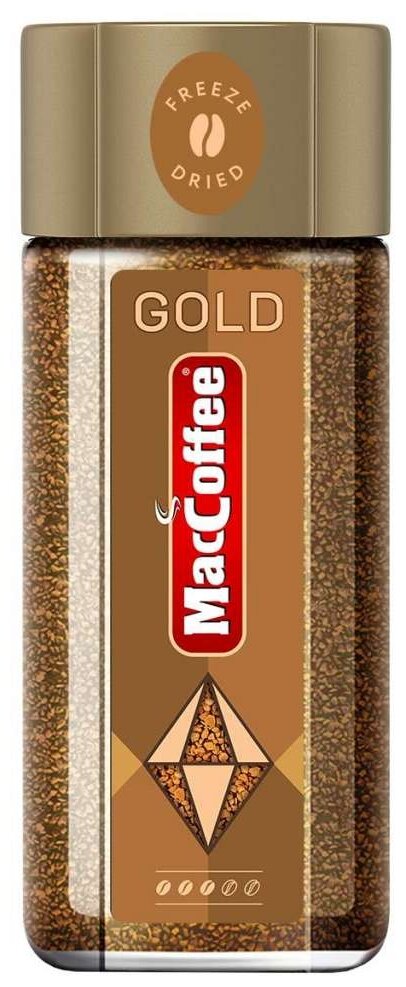 MacCoffee Gold 100г с/б Насыщенный крист Россия