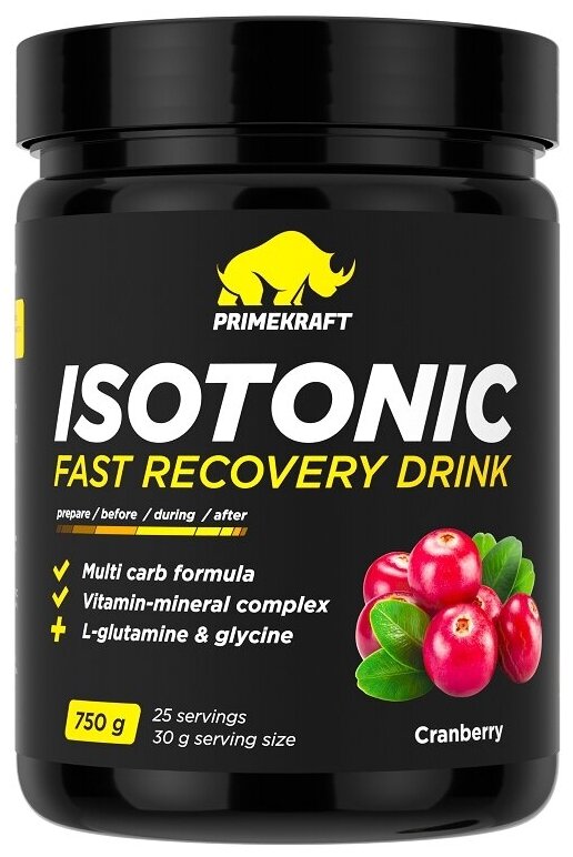 Изотонические смеси Prime Kraft Isotonic (750 г) Клюква