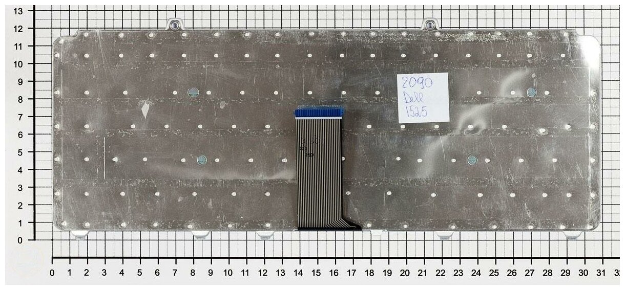 Клавиатура для ноутбука Dell 9JN9382201 русская серебристая