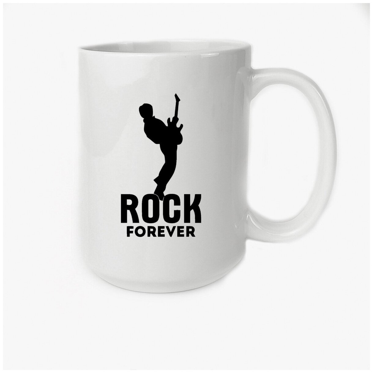 Кружка 450мл CoolPodarok Rock forever (рок навсегда)