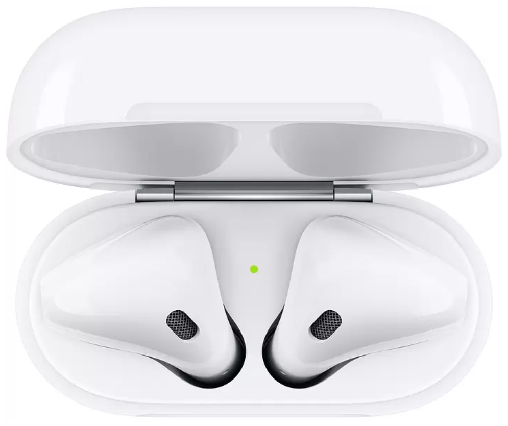 Беспроводные наушники Apple AirPods (2019) в зарядном футляре, белый