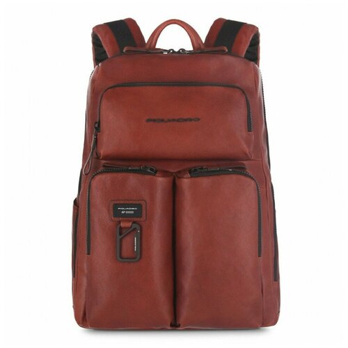 фото Мужской кожаный рюкзак piquadro ca3349ap/cu табачный