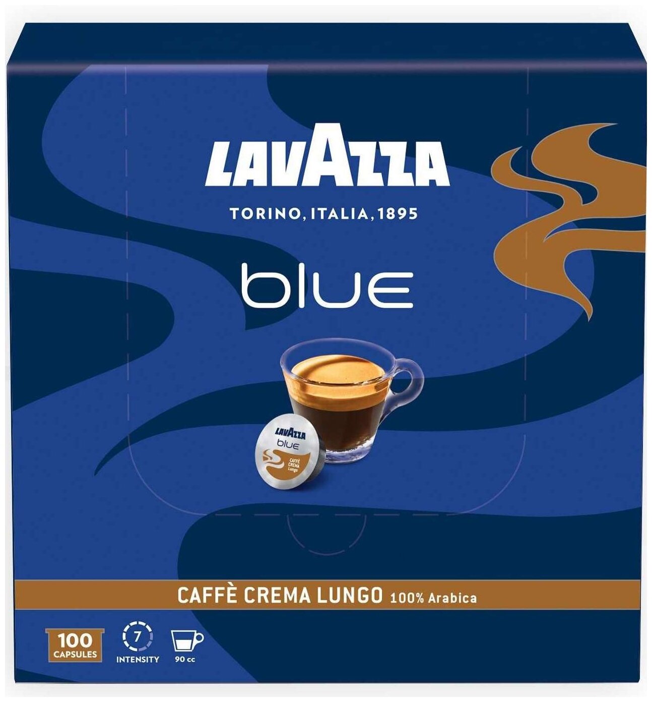 Кофе в капсулах Lavazza Blue Caffe Crema Lungo