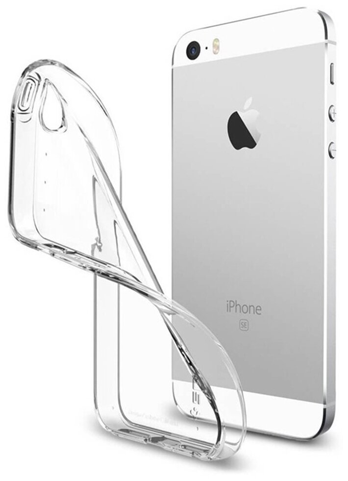 Прозрачный чехол для iPhone SE / 5 / 5S
