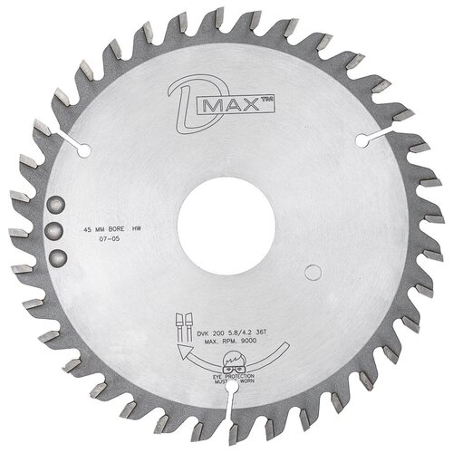 Диск пильный Dimar (Димар) 9560261M подрезной пильный центр D200x45x4,8-6,0 Z36 WZ