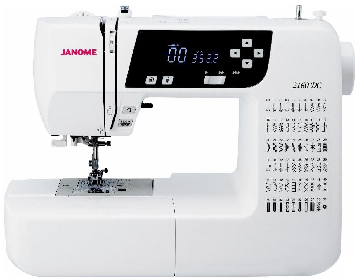 Швейная машина JANOME 2160 DC белый